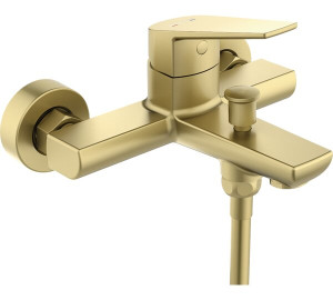 Monomando de baño con kit Oro Cepillado Kloe